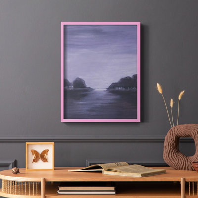 Amethyst Moonlight II Framed Print - Solid Wood