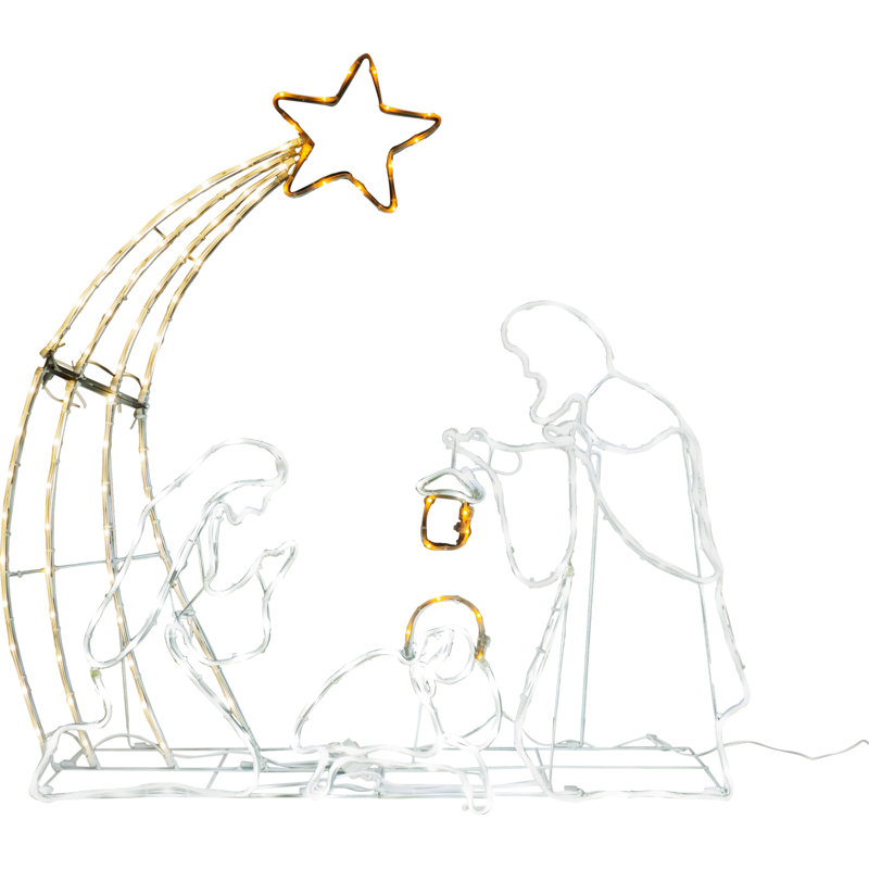Éclairage de la Sainte Famille