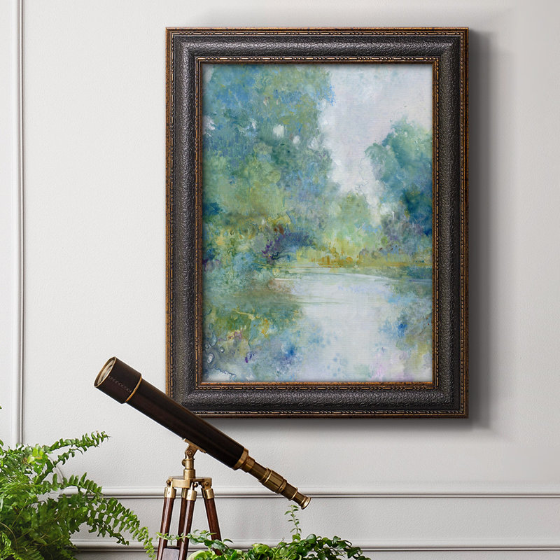 Toile encadrée Tranquil Stream I - prête à être accrochée, H 20 po x l 16 po x P 2,5 po