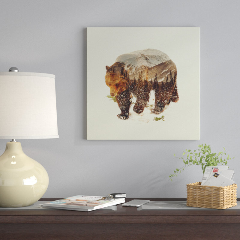 « bear i », impression, H 18 po x l 18 po x P 1,5 po, Toile