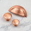 Satin Copper Cup & Coordinating Knobs -126282166