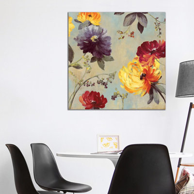 Whimsical Floral I by Asia Jensen - Wrapped Canvas Painting