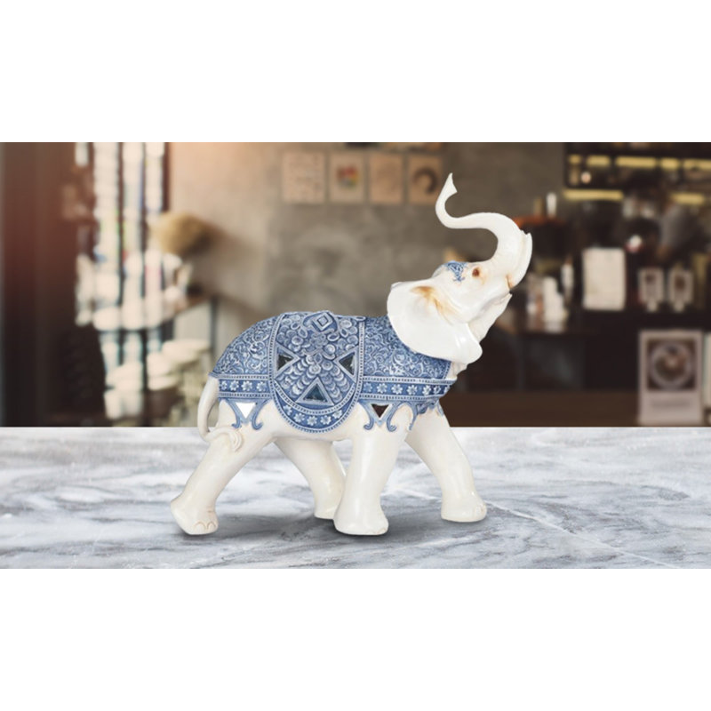 Figurine d'éléphant H 12,5 po Alceste