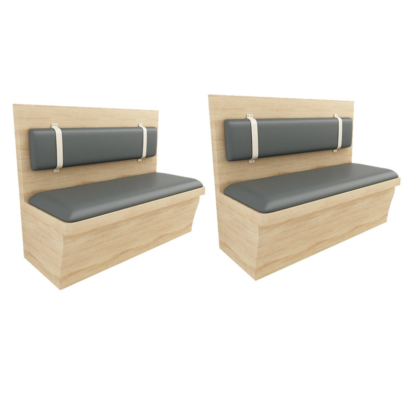 Banc rembourré en similicuir