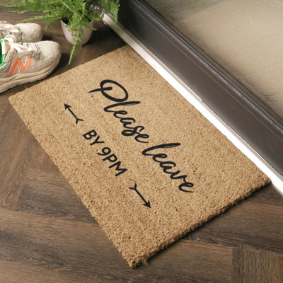 Berthiaume Non-Slip Outdoor Doormat
