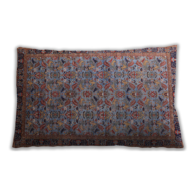Remzi Damask Outdoor Throw Pillow