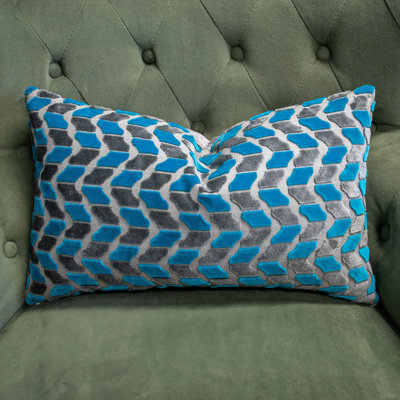 Ensemble de coussins décoratifs en velours zigzag Thomas Collection®