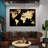 Soil World Map Canvas Print-833678839