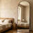 Black Arched Full-Length Mirror, 64" X 21.1", Floor-Standing, Exuding A Subtle Luxury And Versatile Style That Complements Any Home Décor.
