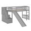 Lit mezzanine simple avec glissière Stairway-115211689