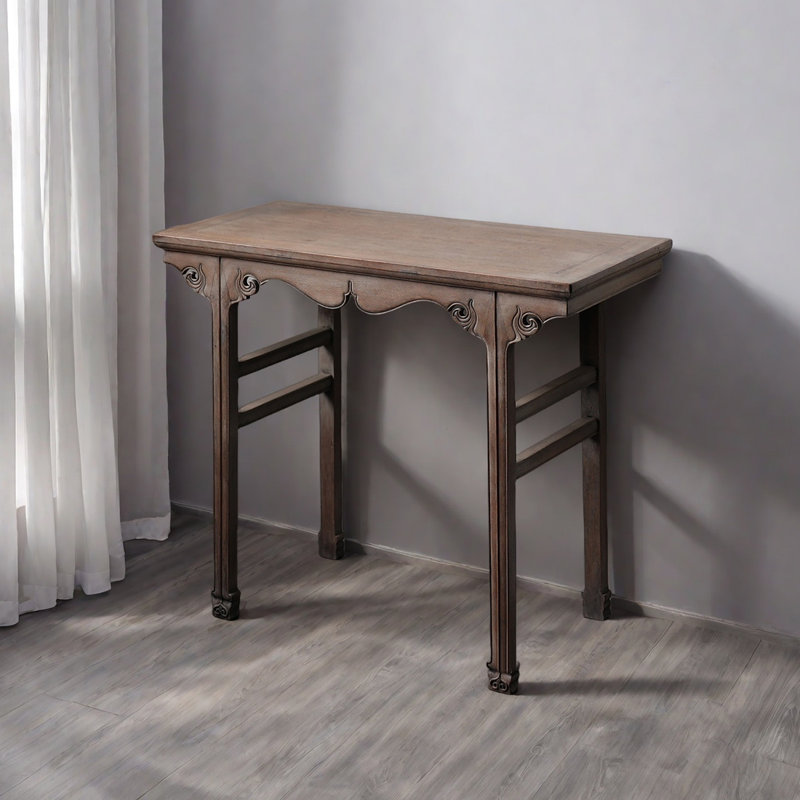 Solid wood creative vintage console table