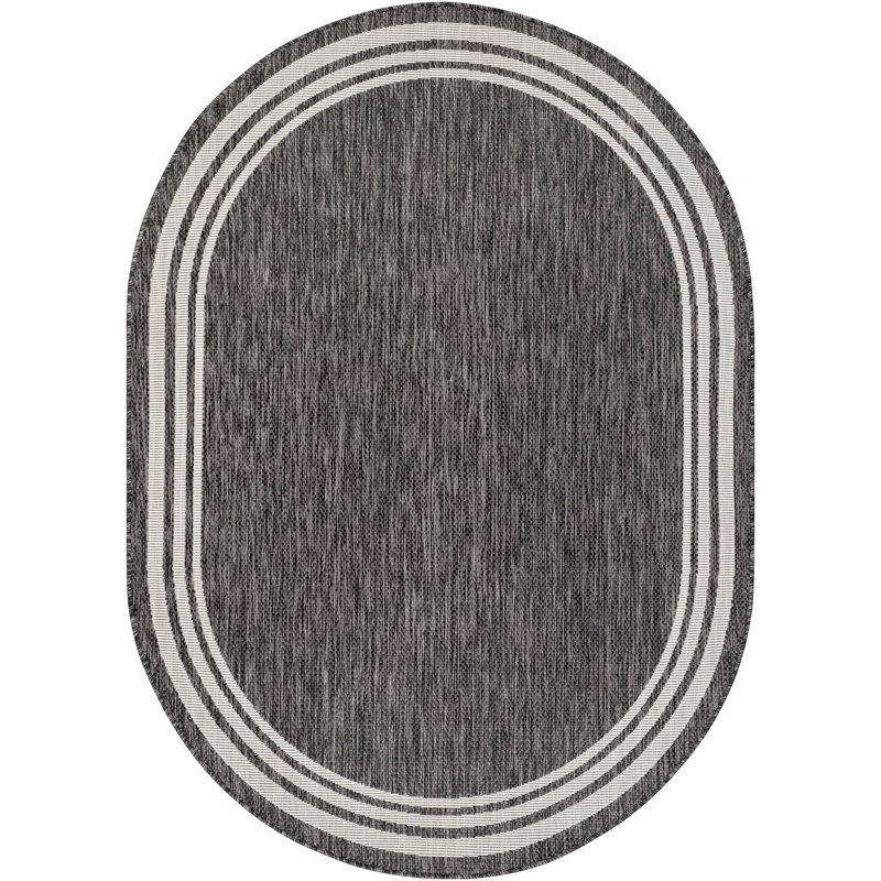 Rahsan Traditional Indoor/Outdoor Rug, Oval 160 x 220cm