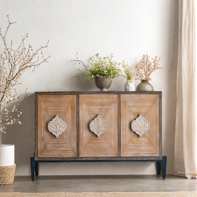 Armoire d'entrée en bois de pin massif