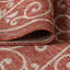 Tapis intérieur / extérieur rouge / beige tissé texturé Hagerman-127254261