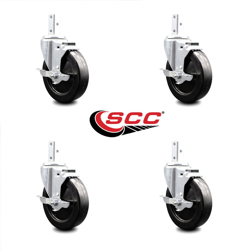 Soft Rubber Casters