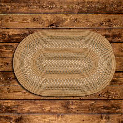 Knudtson Braided Gold Rug