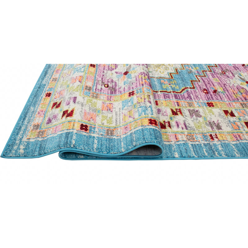 Larrick Oriental Indoor Rug, Rectangle 5'3" x 8'