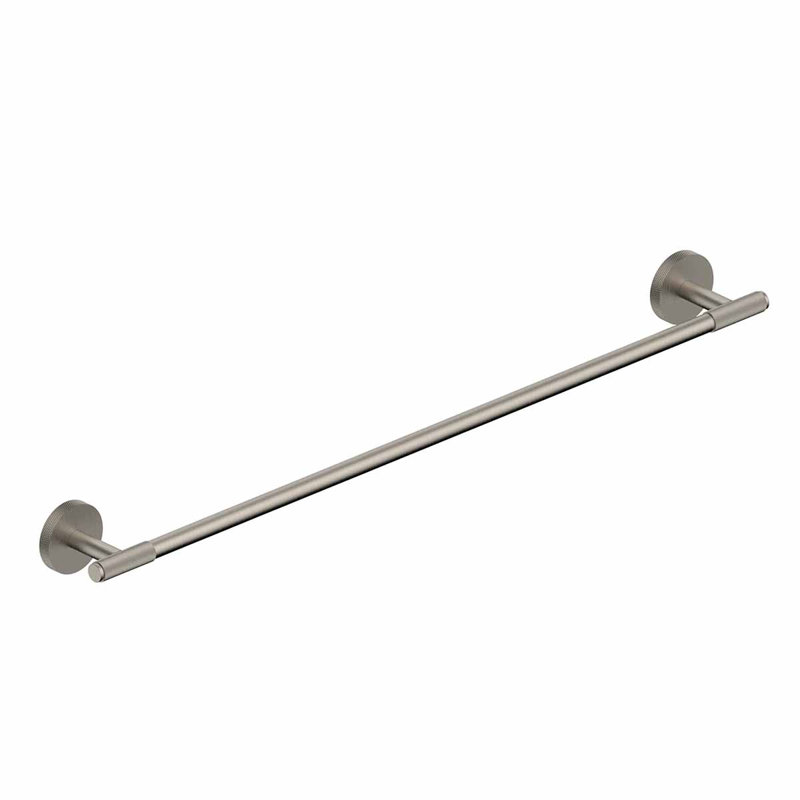 Barre à serviettes murale 25,7 po Klass, Nickel brossé, H 2,1 po x L 25,7 po x P 2,7 po