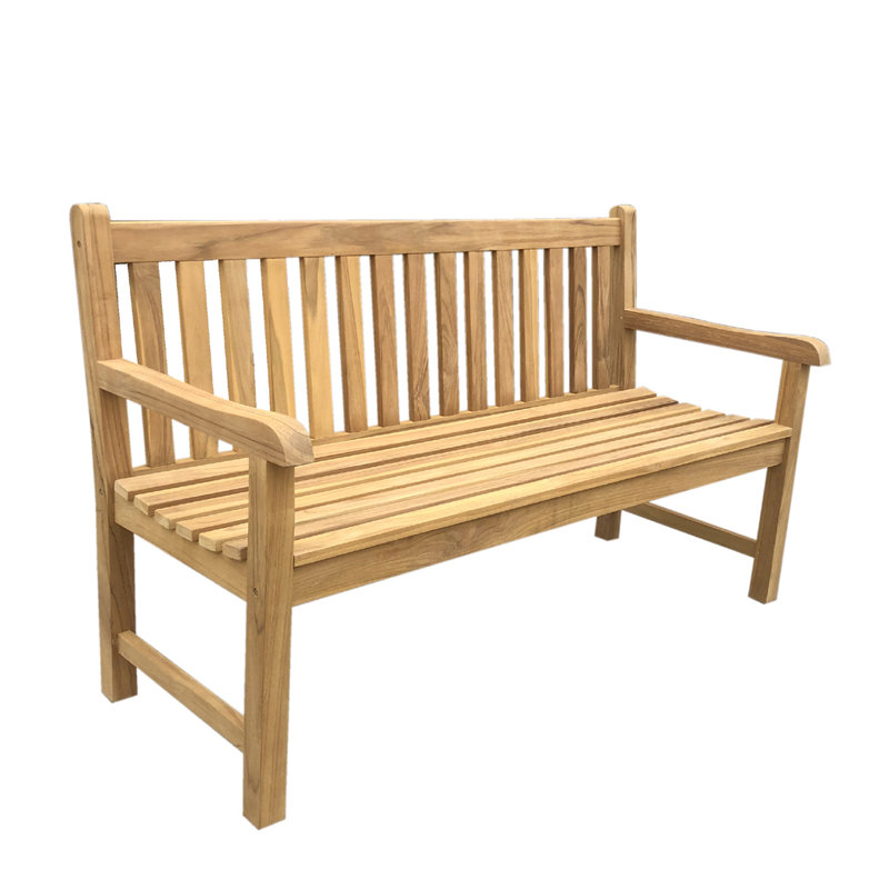 Banc pour 2 personnes Teak River, H 34 po x l 60 po x P 25 po