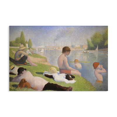 Afternoon Bathers Georges Seurat Canvas, design by Georges Seurat