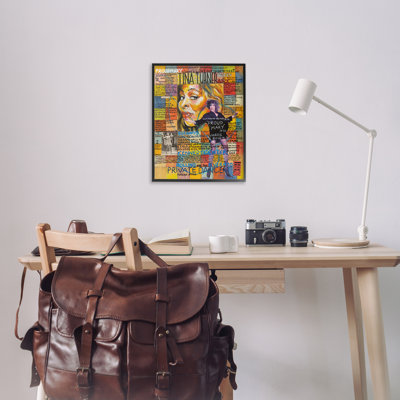 Tina Turner Collage Framed Giclee Art by Sabin