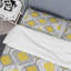 Ensemble de housse de couette jaune et gris-1031844002