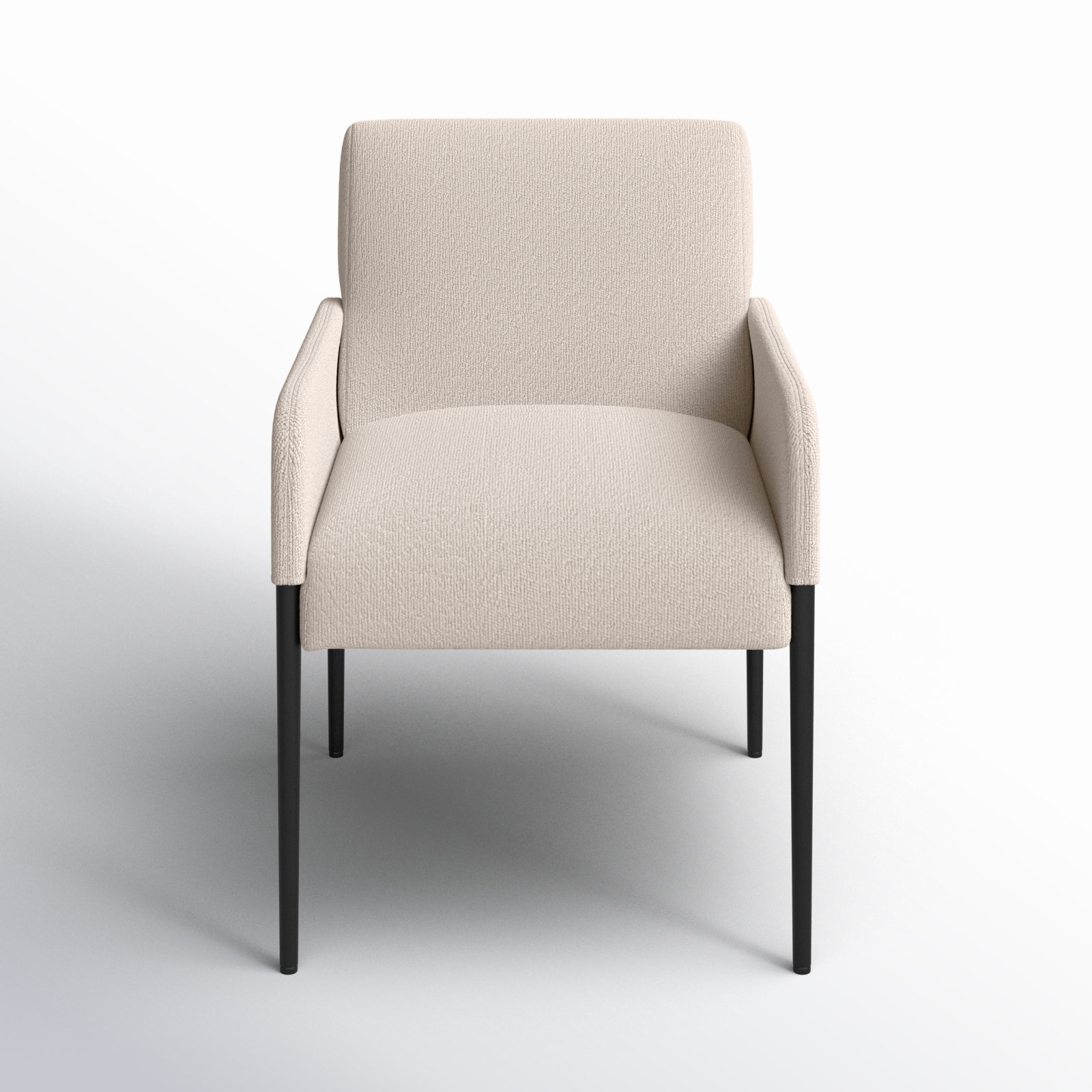 AllModern Lucinda Boucle Dining Armchair AllModern