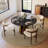 23.62" Black Glossy Removable Lazy Susan