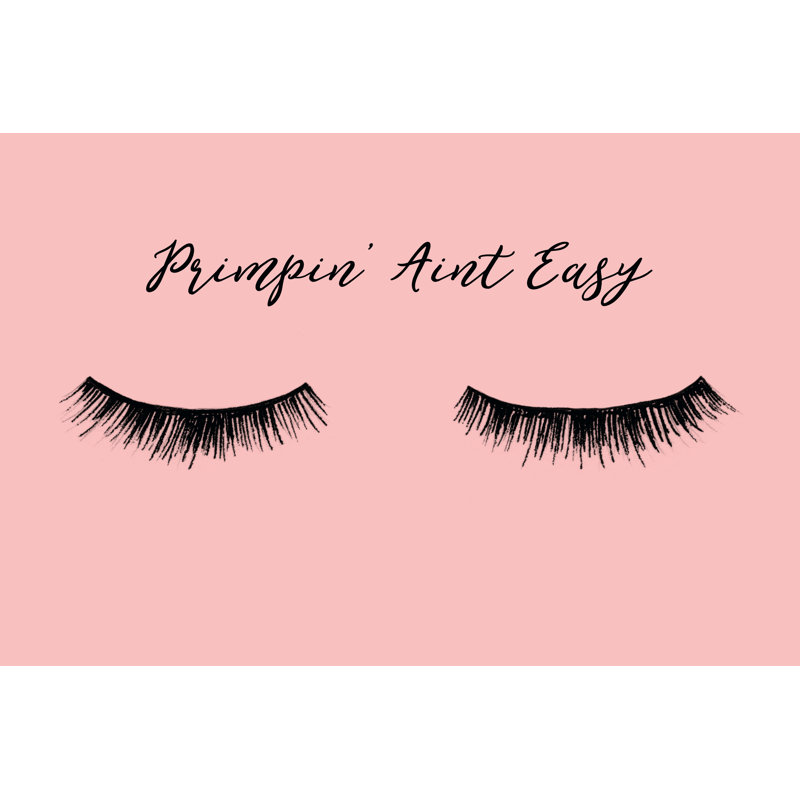 Lash Chat I by Alicia Ludwig - Wrapped Canvas Print, 30cm H x 46cm W