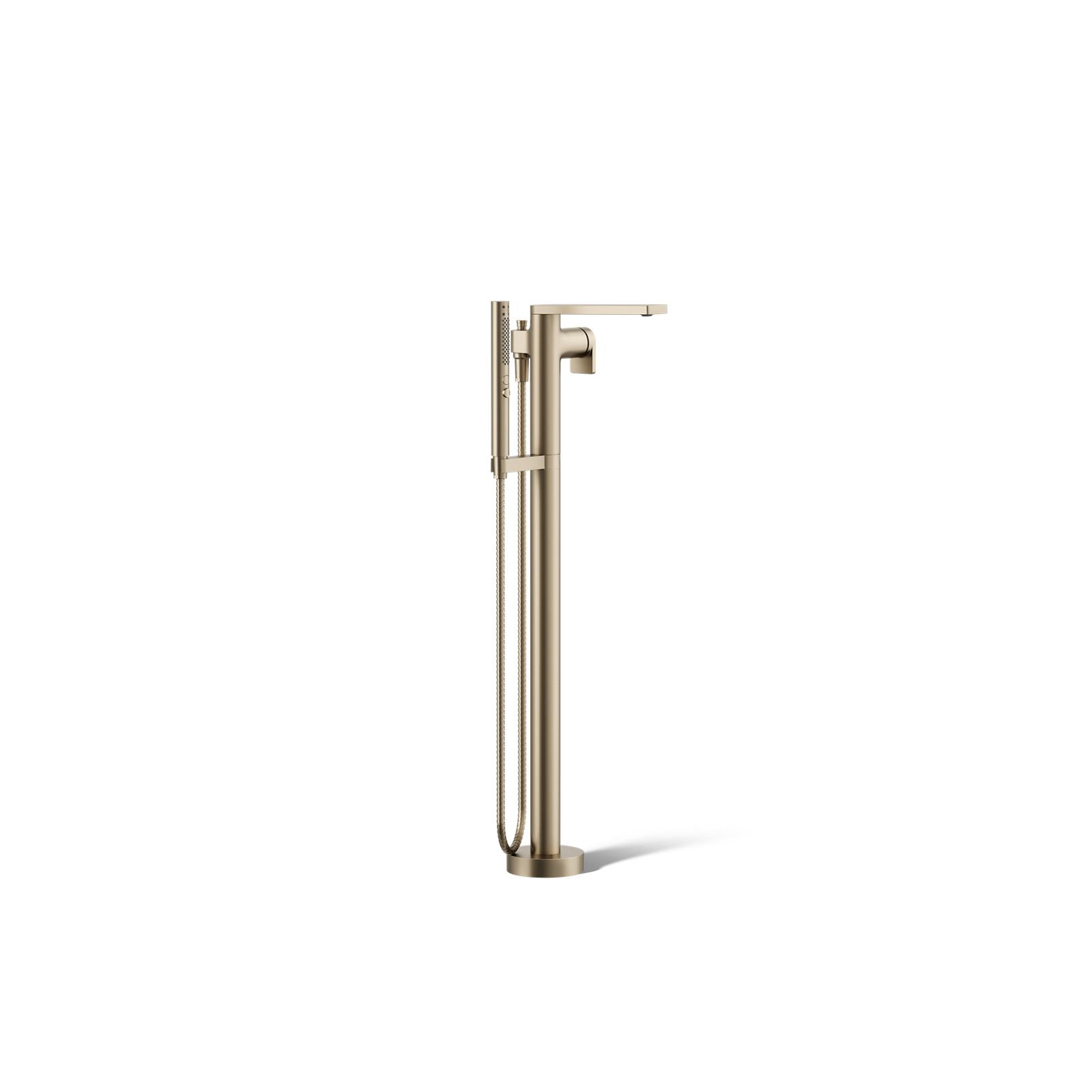 Composed Freestanding Bath Faucet, Vibrant Brushed Bronze