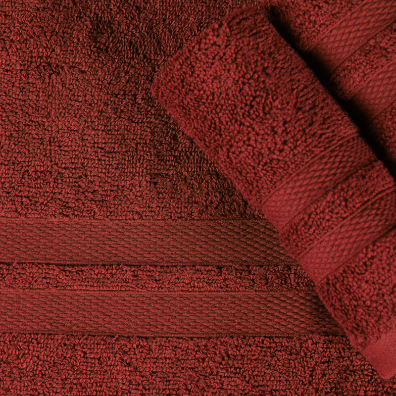 Blue Nile Mills Midweight Bath Towel, Maroon