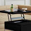 Table basse en bois massif au design rétro-108997862