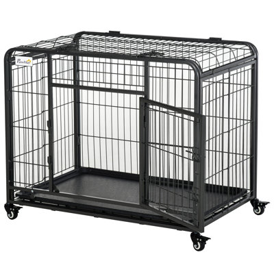 Metal Collapsible Pet Crate with 1 Door