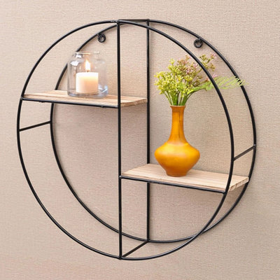 Chappel 2 Piece Circle Bracket Shelf