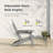 HDPE Foldable Outdoor Adirondack Chair 3-Postion Adjustable with Retractable Ottoman & All-Weather Outdoor Chair for Garden, Lawn & Porch-570004669