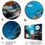 Ensemble de 5 décorations murales Coral Seascape III