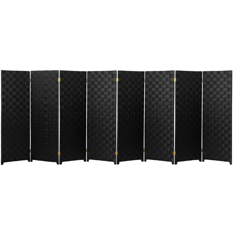 Outdoor Folding Screen, 4, Dark Brown, 71" H