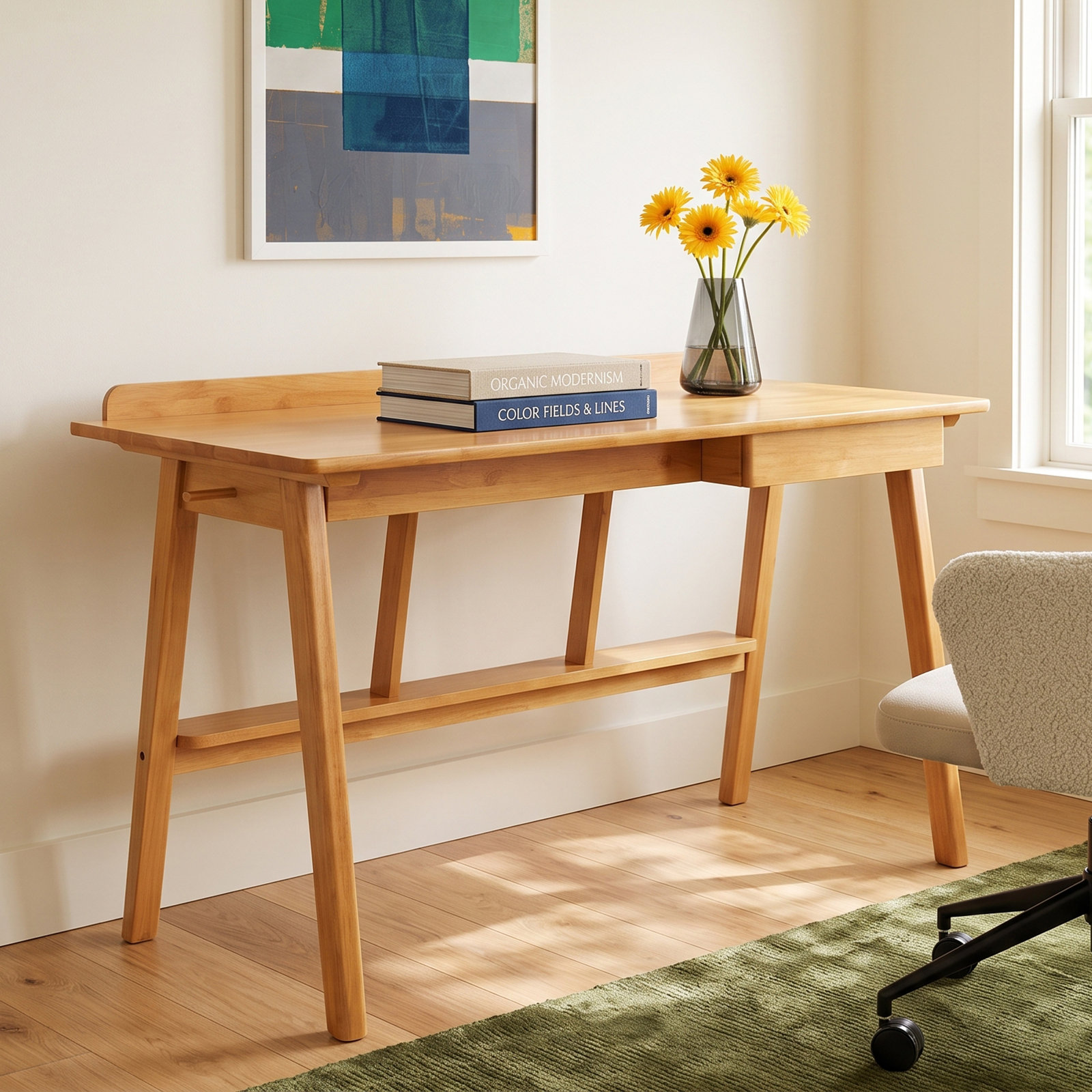 Kea 47" Writing Desk, 30" H x 47" W x 23.5" D