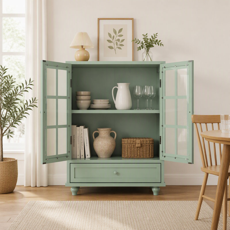 Buffet Minimalist, Vert