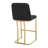 Upholstered Counter Height Bar Stools With Metal Frame, Armless Gold Stools-126254348-121781147
