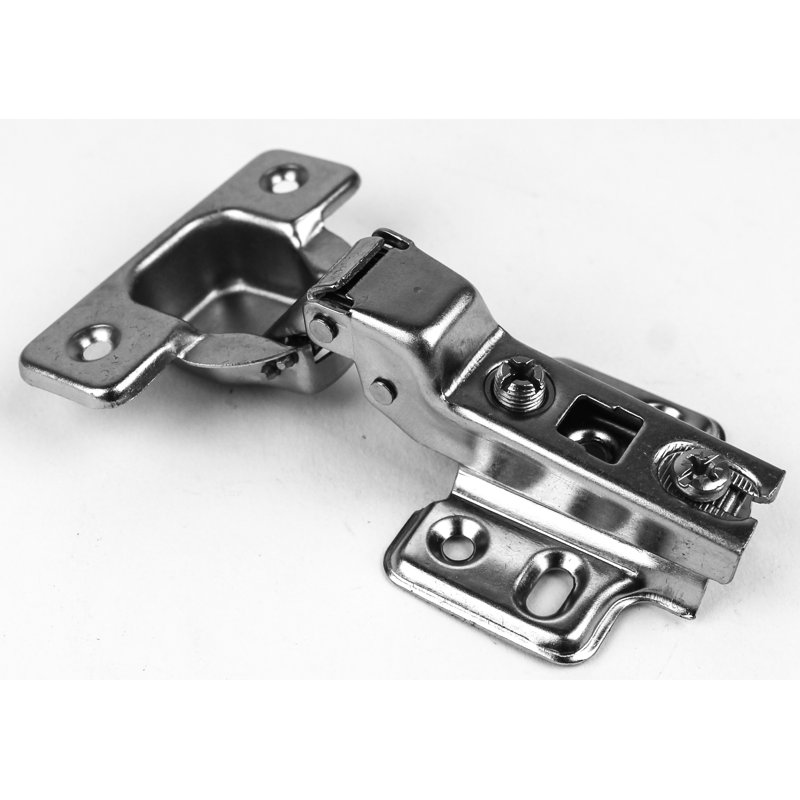 105 Degree 10 Pack Half Overlay Frameless Concealed Cabinet Hinges
