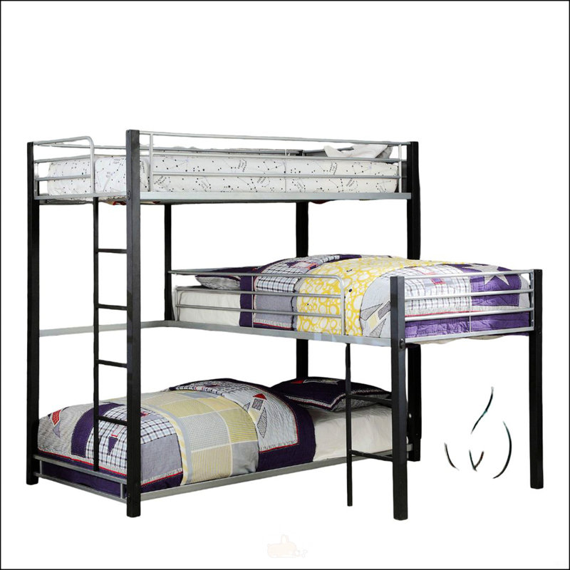 Unique Triple Twin Decker Bed