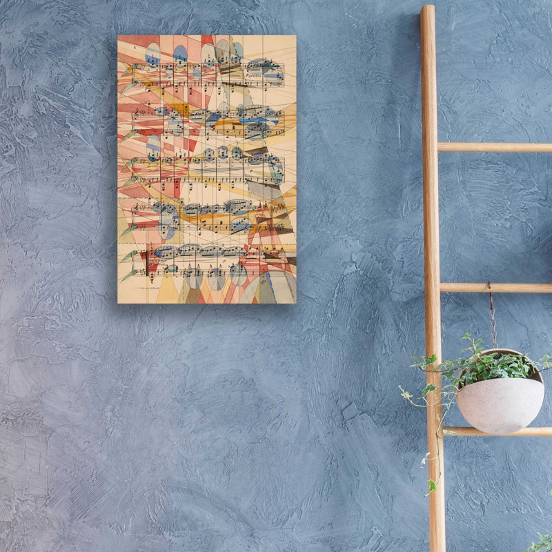 «P Grazioso» par Nikki Galapon, art mural en verre acrylique, H 24 po x l 16 po x P 0,2 po