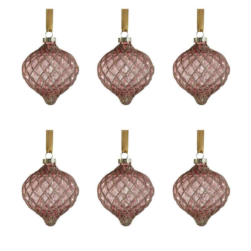 Ornement en forme de fête Carlien The Holiday Aisle®, H 3,25 po x l 3 po x P 3 po