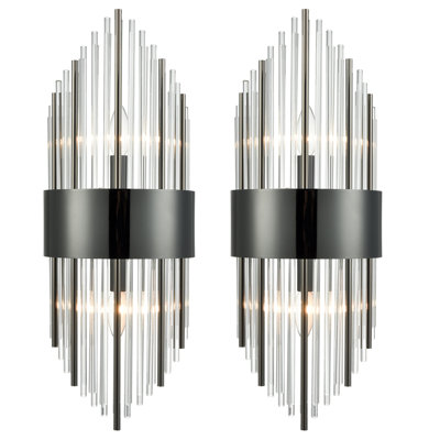 Gorrian Stainless Steel Flush Mounted Sconce