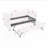 Upholstery Daybed with Pop-Up Trundle,USB Port-403294468