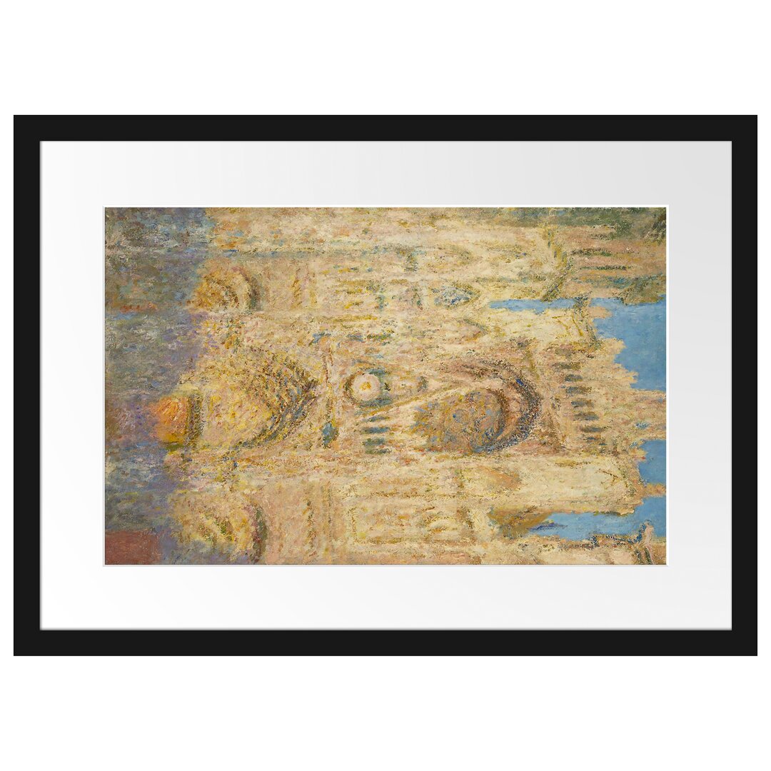 Gerahmter Kunstdruck Rouen Cathedral II von Claude Monet