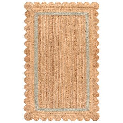 Inaki Hand-Woven Geometric Jute Rug