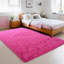 Tapis à poils longs rose ultra doux-141115335