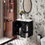 Meuble-lavabo 30 po avec lavabo en céramique, meuble-lavabo Mid-Century avec 2 tiroirs, meuble-lavabo avec grand espace de rangement